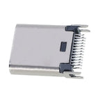 10pcs USB 3.1 Splint Interface TYPE-C Male Head 24Pin Female Seat Positive and Negative Plug High-speed Socket USB C Power Jack