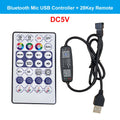 DC5-24V USB/DC Mini Led Controller 3Pin 28Keys Remote Bluetooth App Music Control For Individual Addressable WS2812 RGB Strip
