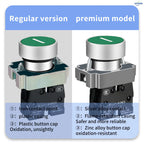 10Pcs 22MM Momentary symbols Push Button Switch 1NO1NC SPDT 10Amp 600V Metal Head Waterproof IP65,Control power button switch