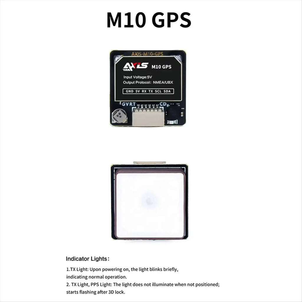 ABGN For M10 GPS Module UBLOX Protocol Beidou Compass Navigation Module for FPV Drone RC Freestyle Quadcopter