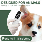 Infrared Pet Dog Cat Ear Thermometer Medical Animal Measuring Electronic Thermometer Non-contact Home Veterinary Equipment Quick