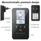 Natural Gas & Carbon Monoxide Detector, Plug in Carbon Monoxide Alarm,Propane,Methane,4-in-1 Combustible Gas & CO Detector Alarm