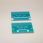 5pcs Double Side 0.5mm 1mm 6/8/10/12/20/24/30/40 Pin to DIP 2.54mm FPC/FFC SMT Adapter Socket Plate PCB Board Connector DIY KIT