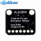 VL6180 / VL6180X Time‑of‑Flight Range Finder Sensor Module, Optical Distance + Gesture Detection, I2C 3.3V 5V for Arduino ESP32