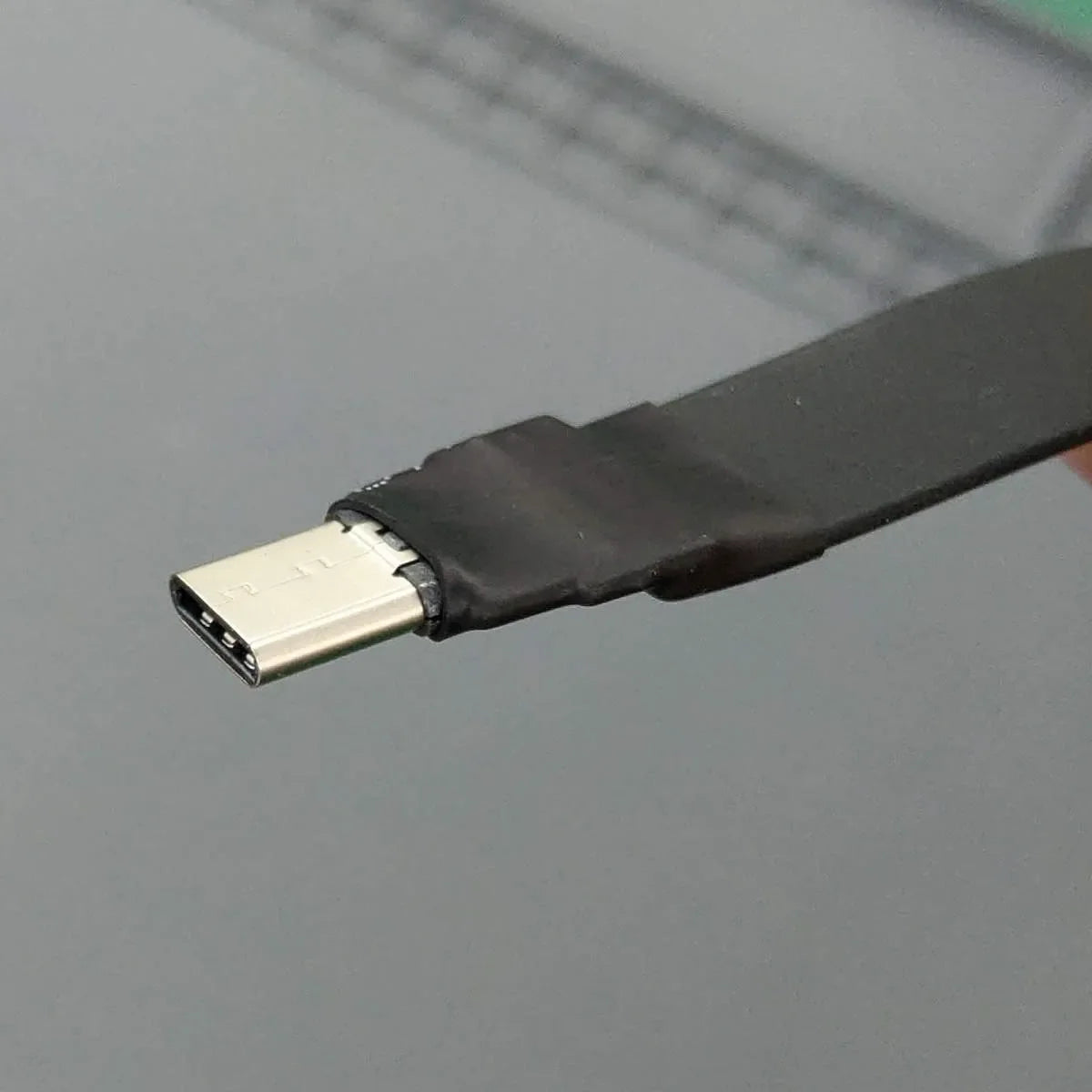 ADT-Link USB 3.2 Type-C to USB-C FFC USB C FPV Flat Slim Thin Ribbon FPC Cable Gen2x2 20Gbps 90°Adapter for Data Sync&Charging