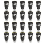 20PCS 4mm Banana Socket Connector 32A Insulated Female Jack 5 Colors Panel Mount Connector for Electrical Connection