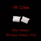 100Pcs PH 2.0mm Pitch 2/3/4/5 Pin JST Connector Plug Male Female Socket Shell Terminal Plastic Housing Header Wire Connectors