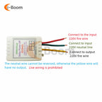AC 110V 220V Relay Switch Timer Adjustable Power On delay Off Relay controller 1-480Min timing controller 7A 10A Max Output