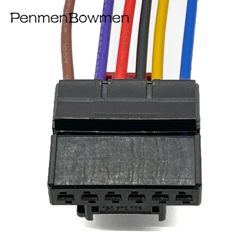 1 Set 6 Pin Auto Rear Lamp Seat Height Adjuster Electrical Cable Connectors Female Wire Harness Plug For 1S0972706