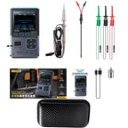 FNIRSI DSO-TC4 Upgrade 3 in 1 Digital Oscilloscope 10MHz 48Ms/s Transistor Tester Electronics Component Tester USB Charger Tools