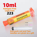 BGA Repair RMA-223 Lead-Free Halogen-Free Flux for Reflow Soldering with Low Smoke and Odor-Free Flux