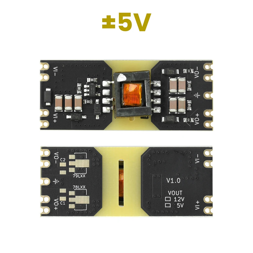 JW3510 Isolated Power Module DC-DC Buck Converter 3-42V Input to ±5V/±12V Output Boost Module Stabilizer Board Reserved for LDO