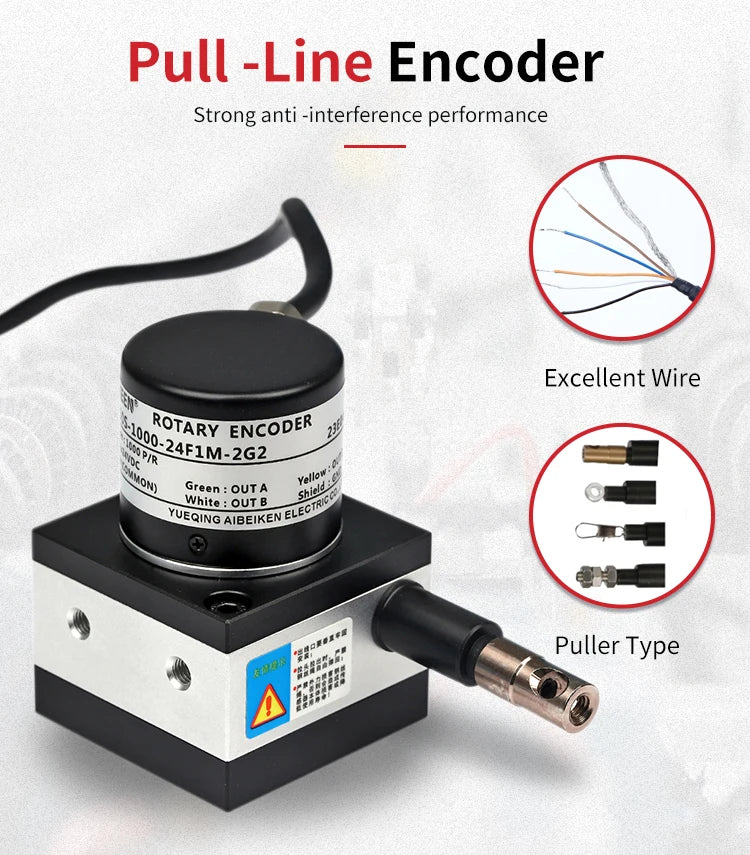 TRD-2TAF/BF/V/V1/VH Solid Shaft Incremental Encoder 100~10000 PPR Customized Rotary Encoder for PLC Control System Application