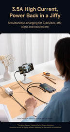 Baseus 3 in 1 USB Cable Type C Cable For Samsung Xiaomi Mi 9 Huawei Cable For iPhone 13 12 11 Phone Charger Micro USB Data Cable