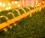 Solar String Lights Outdoor Waterproof LED Strip Rope Tube Lamp Christmas Fairy Garland String Lights for Garden Tree Yard Fence