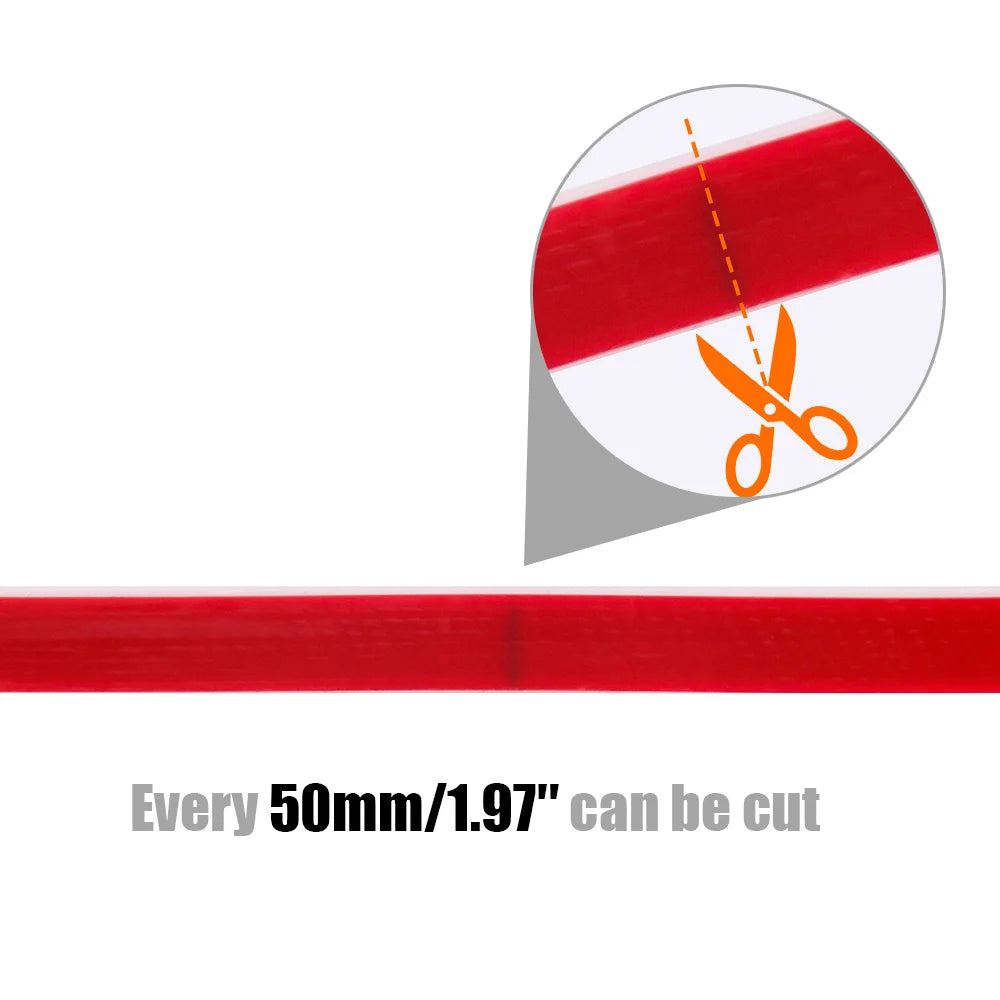 12V 24V COB Led Neon Strip Light Tape Waterproof IP68 320 LEDs Flexible Milk Tube Liner Lighting 10 Colors 0.5m 1m 2m 3m 4m 5m