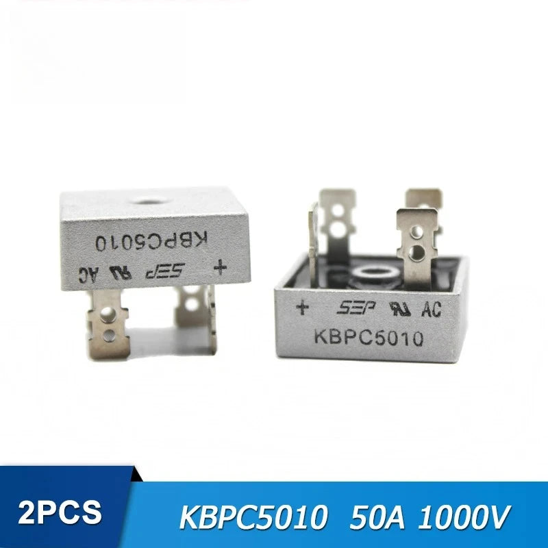 2/5/10PCS/Lot Diode bridge rectifiers KBPC2510 KBPC3510 KBPC5010 15A-50A 1000V power rectifier diode electronic components