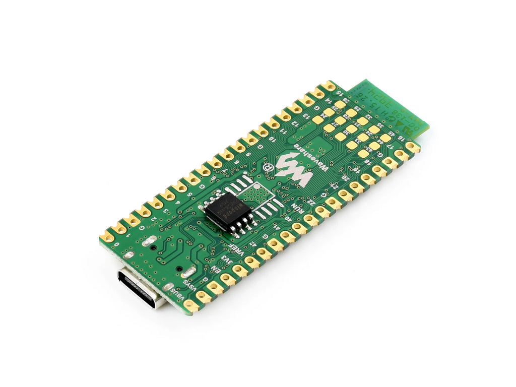 Waveshare RP2350B-Plus-W Development Board, Raspberry Pi RP2350B Dual-core & Dual-architecture Microcontroller, Supports Wi-Fi