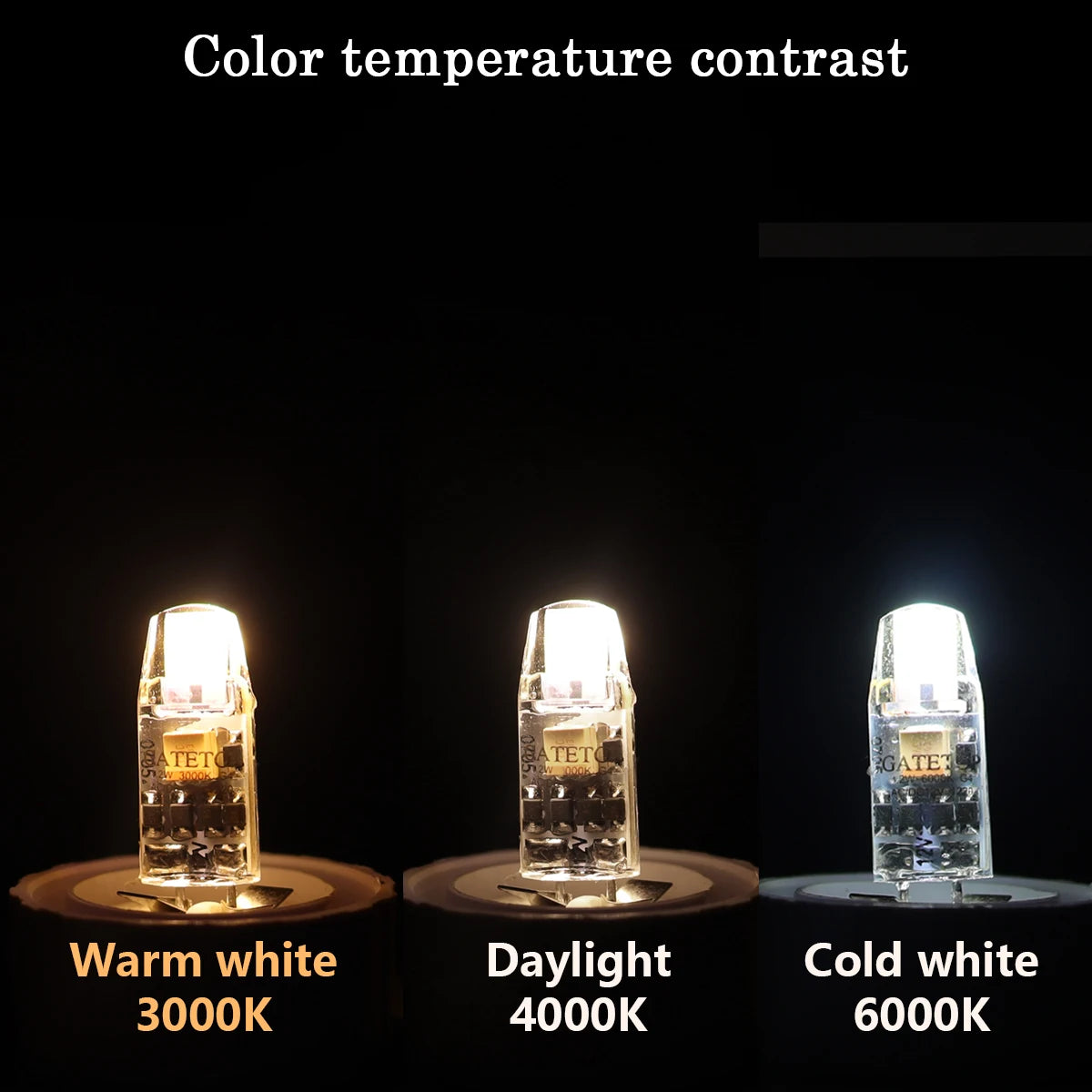 1-10pcs G4 Low Voltage 12V COB Silica Gel Mini LED Bulb Warm Light Is Suitable for Replacing 25W Halogen Lamp with Crystal Lamp