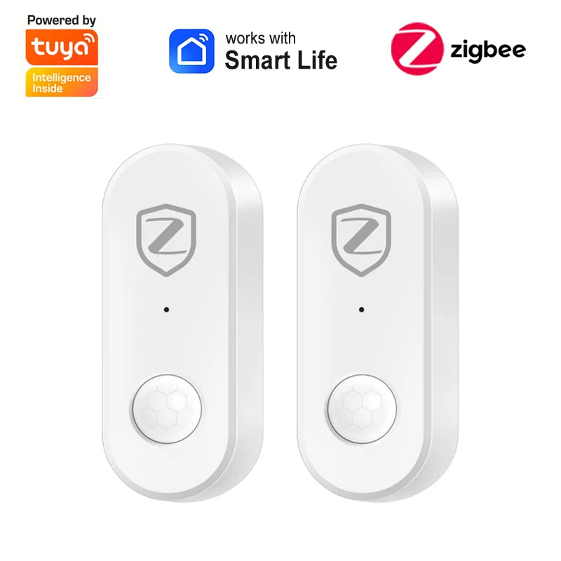 Zigbee Motion Sensor PIR Infrared Human Motion Detector Smart Life Home Security Anti-Theft Alarm Work With Tuya Zigbee Gateway