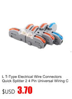 Wire Connector 252 253 254 255 Mini Quick Conectors Universal Compact Wiring Conductor Push-in Terminal Block LED Conector