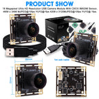 ELP 16MP Wide Angle USB Camera Module with 170degree Fisheye Lens 4K IMX298 Sensor Embedded Industrial Camera for Security