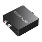 Analog to Digital Audio converter ADC 3.5mm Aux+L/R RCA to Toslink/coaxial Digital Audio converter Stereo Audio to Digital Audio
