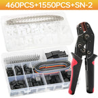 460/1550PCS Micro JST-XH And Dupont Wire Connector Kit 2.54mm 2/3/4/5/6Pin Male/Female Pin Header Cable Jumper Housing Adapter