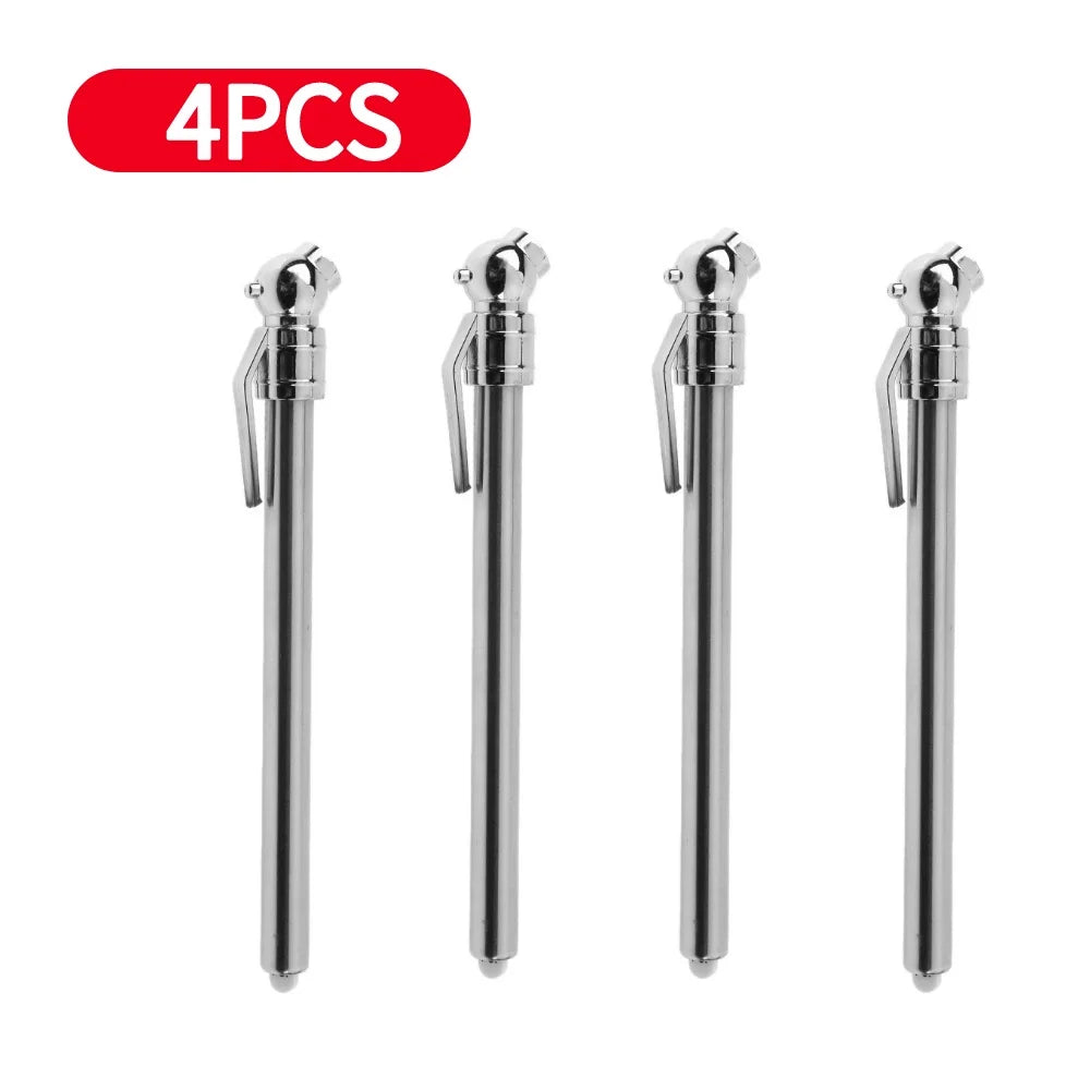 1-5pcs Stainless Steel Pen Shaped Car Vehicle Tire Pressure Gauge Test Meter Gauge Portable Car Tire Pressure Gauge Barometer
