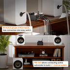 Douk Audio T6PRO HiFi JAN5725 Vaccum Tube Amplifier Bluetooth Receiver TPA3255 Power Amp with VU Meter 300W+300W