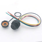 1pcs Threaded IP67 waterproof MICRO USB Connector USB-Micro Plug Socket With Cable PCB Female Connector Port