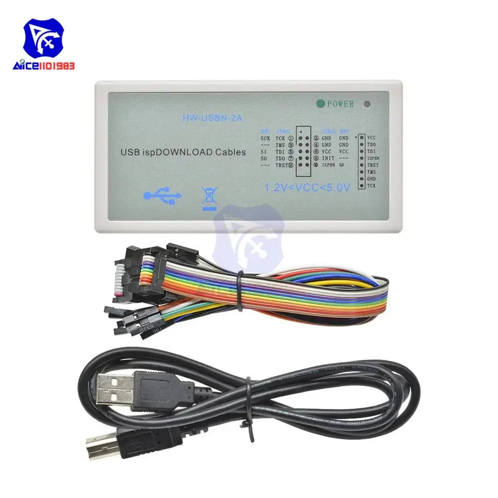 diymore Lattice USB Download Programmer ISP Download Cable with USB Cable Jumper Wire JTAG Line