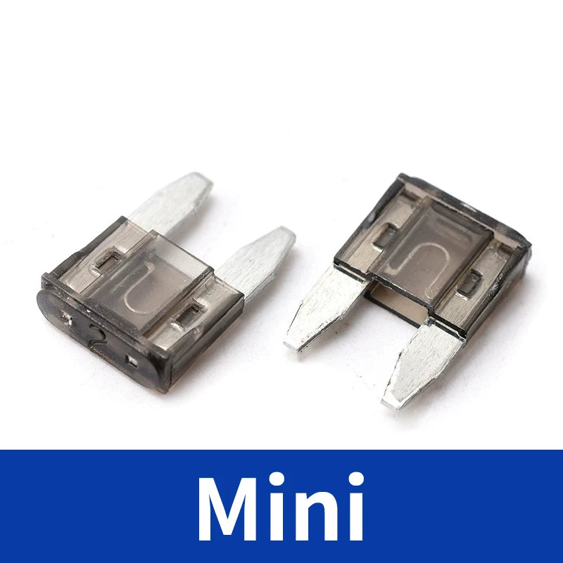 10PCS Car Fuse Blade-Type Automotive Fuses Standard & Mini & Low Profile Mini Fuse for Car 2A 3A 5A 7.5A 10A 15A 20A 25A 30A 3
