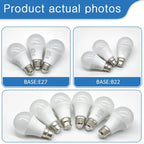2Pack Led Sensor Control Bulb B22 E27  Bulb Light Dusk To Down AC100-240V 1000lm 10W 3000K-6000K for Underground Garage Corridor