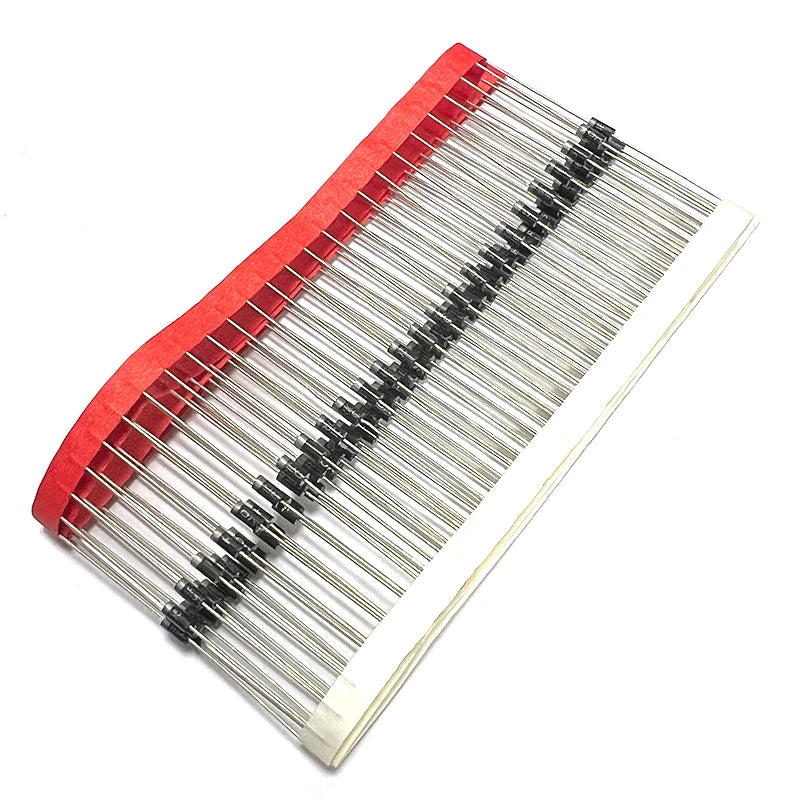 100pcs HER107 Fast Recovery Diode HER102 HER103 HER104 HER105 HER108 1A/100V 1A/200V 1A/300V 1A/400v 1A/800V 1A/1000V