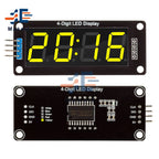 0.56 inch 0.56" TM1637 4-Digit 7 Segments Digital Tube Clock Module 4 Bits Double Dots LED Display Screen Board for Arduino