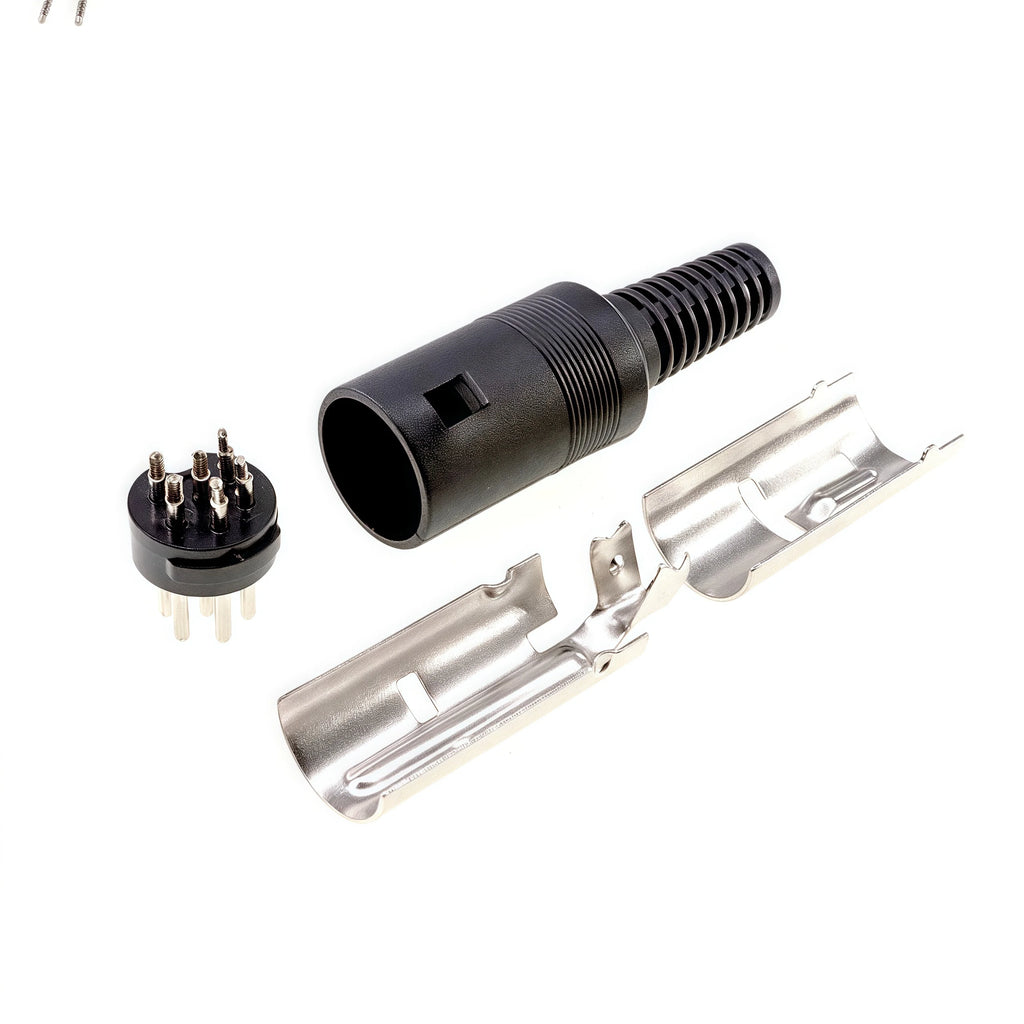 2/5 PCS 3P 4P 5P 6P 7P 8P 13Pin Din Male/Female Plug Soecket Jack With Plastic Handle Keyboard Cable Connector Adaper PS2 DIY