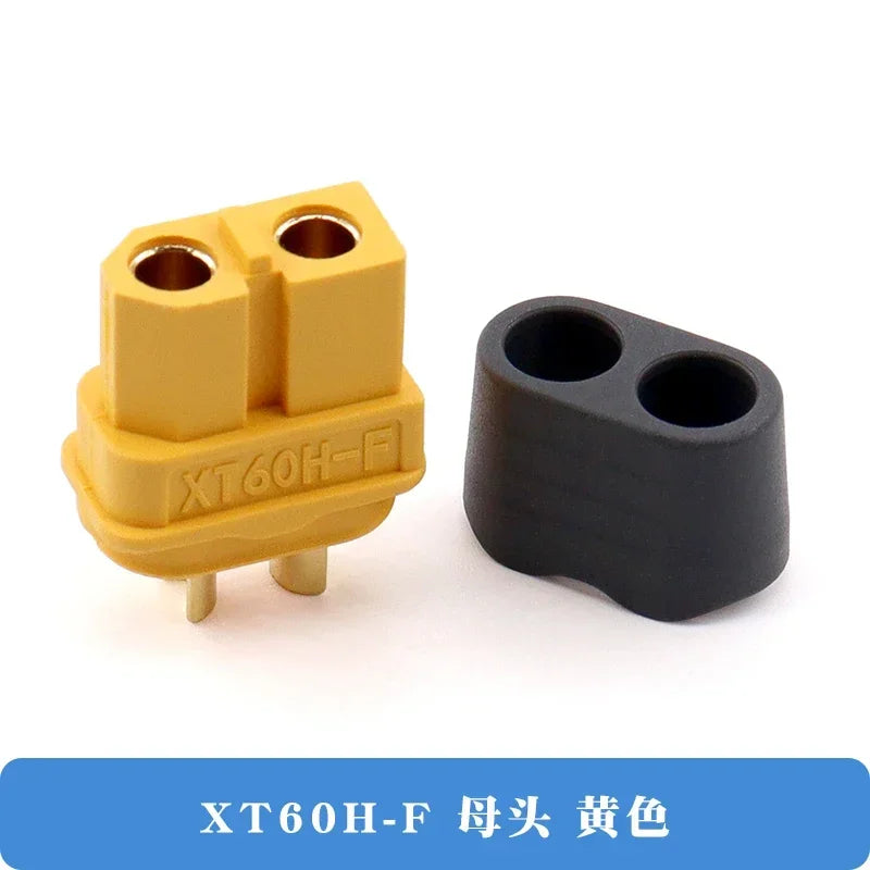 Original Amass XT60BE-M  Male XT60BE XT60 XT60H Bullet Connector Wire Cable Plug For RC FPV Charger Battery Motor ESC