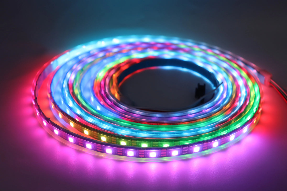 WS2811 WS2812B WS2815 WS2815 RGB LED Strip WS2812 Individually Addressable 30/60/144Pixels/Leds/m Tape Light IP30/65/67 DC5V/12V