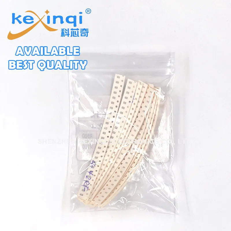 200Pcs Set of Resistors 1% 1206 SMD Resistors Assorted Kit 10 Value X 20pcs 1R00 R820 R750 R620 R500 R470 R330 R220 R150 R100