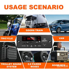 KEBIDU 50W Amplifier Bluetooth MP3 Player DC 12V MP3 Decoder Board Wireless Car Audio Moudle TF AUX FM Radio Charging For Speake