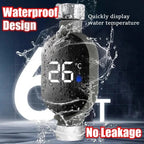 Bathroom Thermometer LED Display 0℃~99℃ Water Temperature Meter Shower Head Thermometer Accurate Digital Measurement Tool