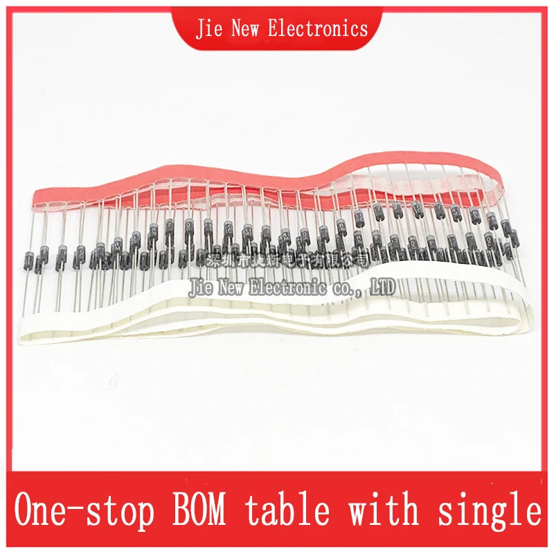 20PCS SB120 SB130 SB140 SB150 SB160 SB180 SB1100 SB1200 SB240 SB260  SB2100 SB2200 DIP Schottky Rectifiers
