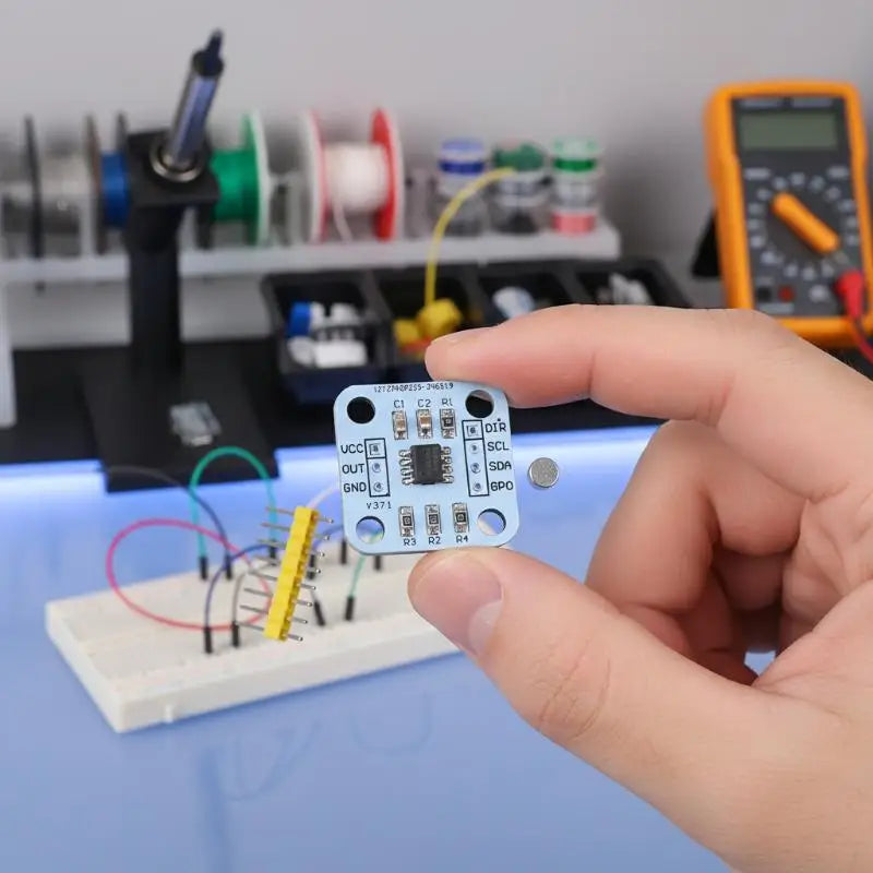 Encoder 12bit High Precision Angle Measurement Sensor Module Magnetic Induction AS5600 Magnetic