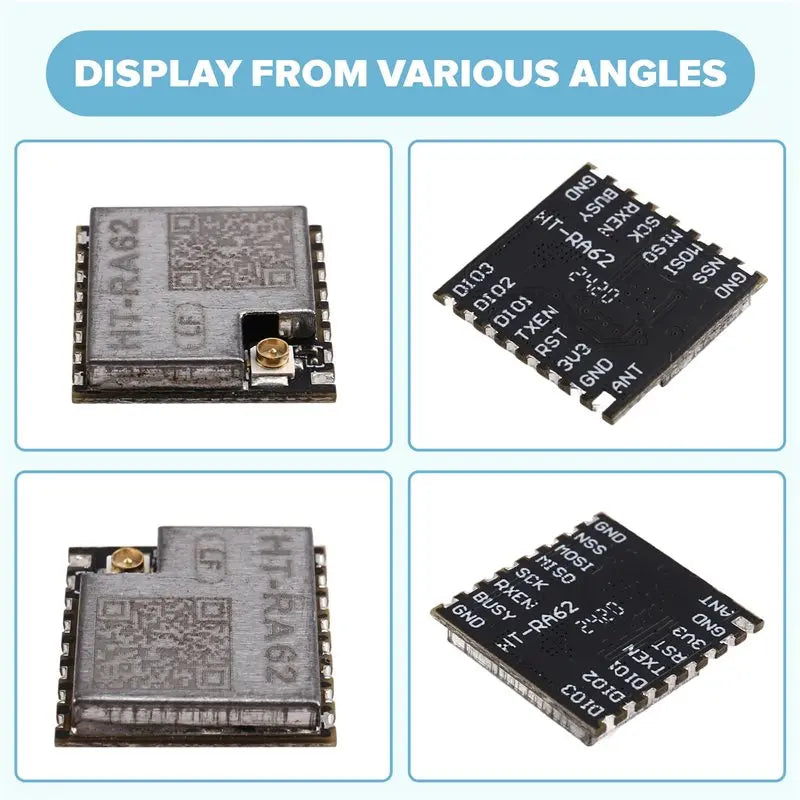 Leading-4X HT-RA62 Lora Series Module SX1262 Secondary Development Supports Lorawan Protocol 433-510Mhz