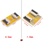 FPC Extension Board FFC Flexible Ribbon Cable Adapter Board 1.0/0.5mm Spacing Flat Wire 4P/8P/10P/20P/40P-60P for Electronics