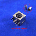 10 Pcs Connnector Mini Din 3 4 5 6 7 8 9 Pin Female Circular Receptacle Power Sockets MD-SM Shield Right Angle Through Holes PCB