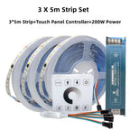 Running Water Flowing LED Strip Light WS2811 SMD2835 Flexible Linear Lamp Set DC24 Horse Race Pixel Addressable