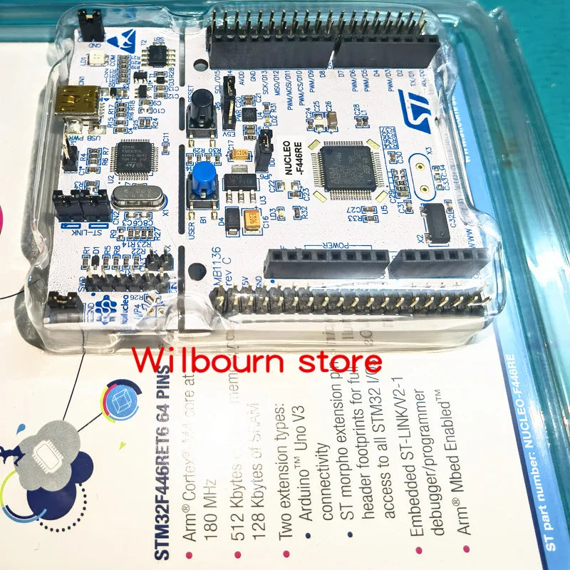 1PCS/LOT NEW Original NUCLEO-F446RE Nucleo-64 STM32 Development Board with STM32F446RET6 MCU