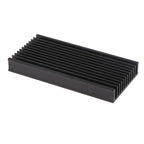 1Pc 50*100*12.7mm Aluminum Heatsink Cooler Radiator For High Power LED IC Fan Power Amplifier Heat Sink